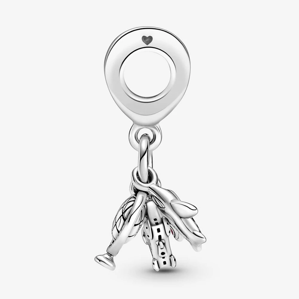 Новинка подвеска в виде глобуса из искусственного самолета S925 подходит для