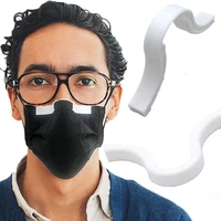 1pc reusable mouth mask holder nose bridge silicone bracket anti fog glasses mask pad protector strip fashionable and innovative