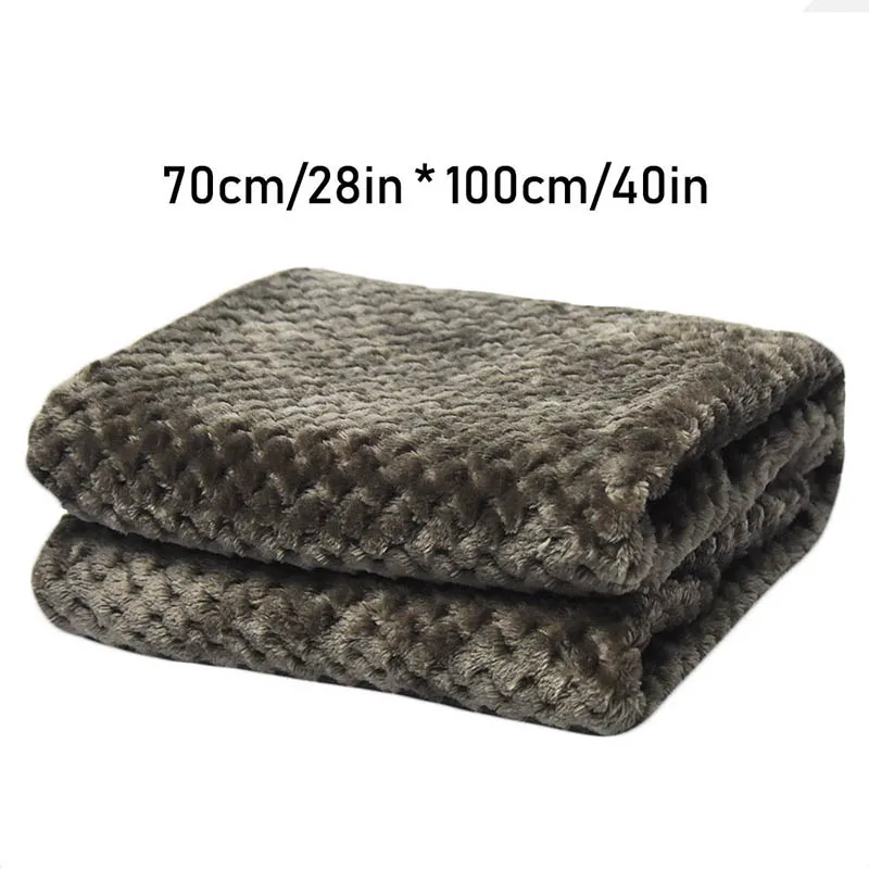 Super Soft Blanket Travel Fleece Mesh Portable Car Cover Flannel Aircraft Sofa Use Office Children Towel | Дом и сад
