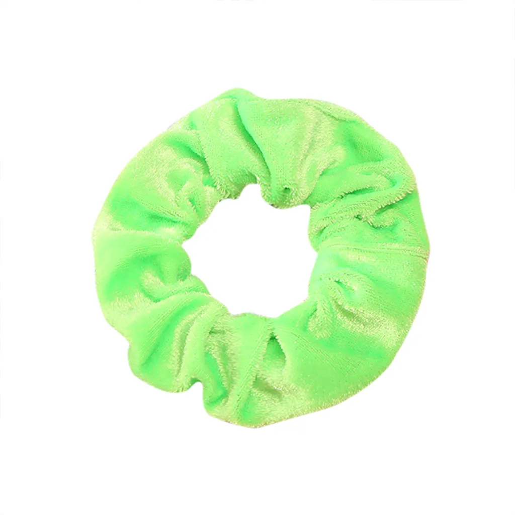 1 шт. Velluto Scrunchies Fasce Accessori Per Capelli Donne Ragazze Capelli Elastici Cravatta In Gomma anello corda per cape