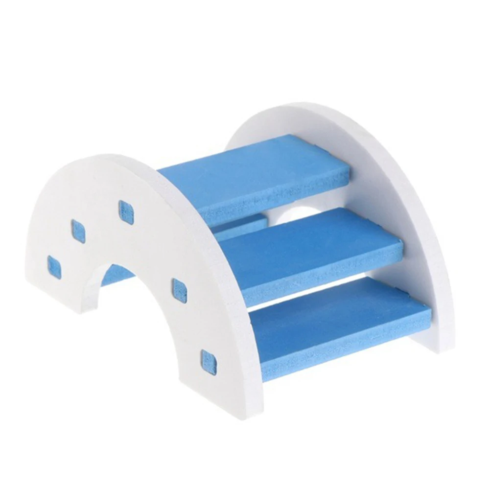 Hamster Hedgehog Rainbow Arch Bridge Small Animal Play Ladder Climb Kit Toy | Дом и сад