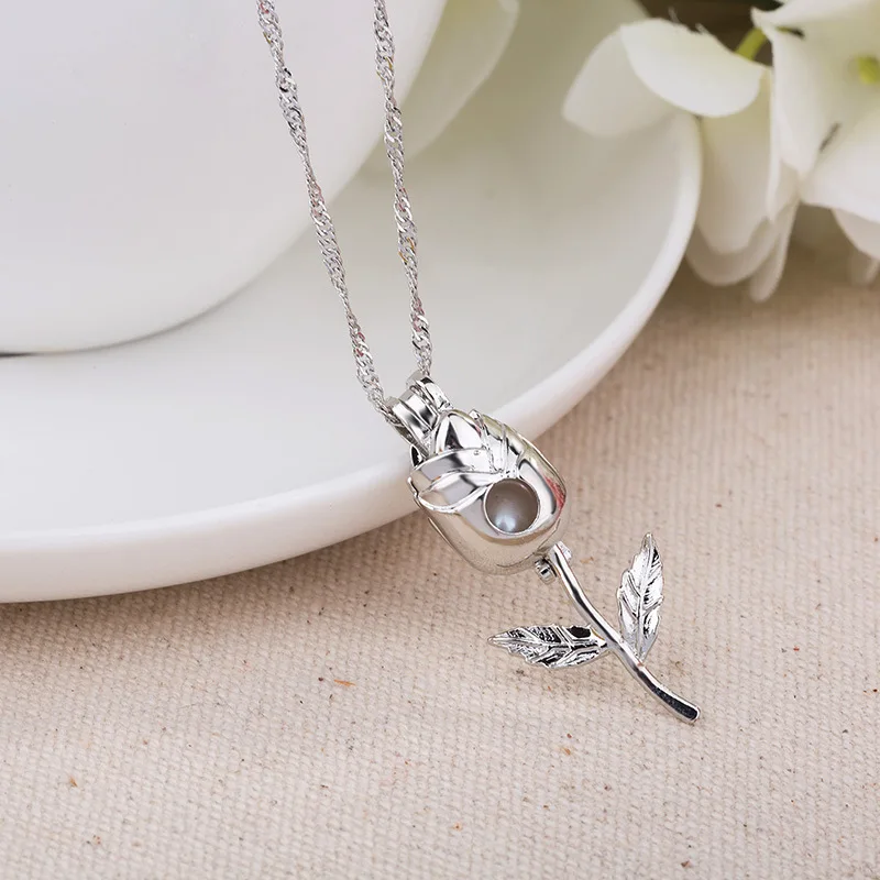 Женское длинное ожерелье с подвеской из натурального пресноводного