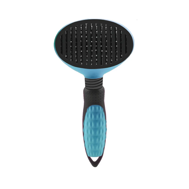 Щетка для стрижки собак и кошек с ручкой автоматическая Расческа шерсти расческа