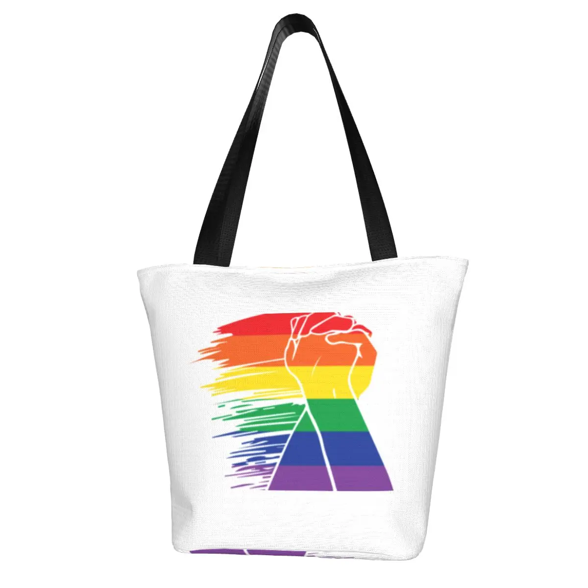 Lgbt Shopping Bag Aesthetic Cloth Outdoor Handbag Female Fashion Bags