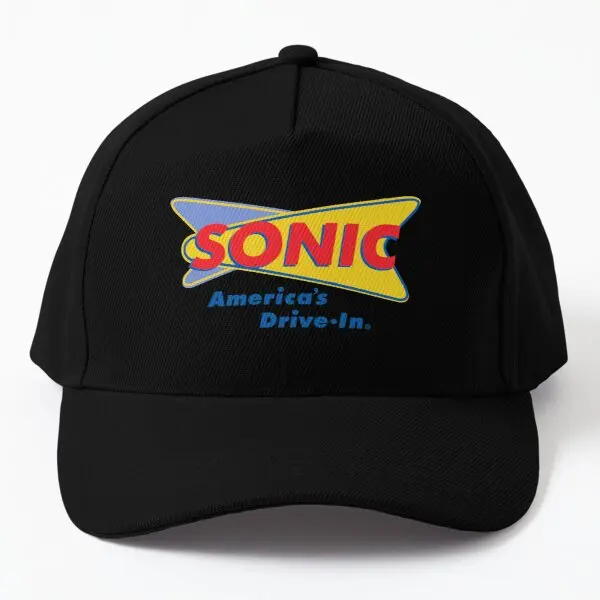 

Бейсболка Sonic America Is Drive с логотипом фаст-фуда, однотонная кепка, спортивная Мужская Летняя Повседневная Бейсболка с принтом