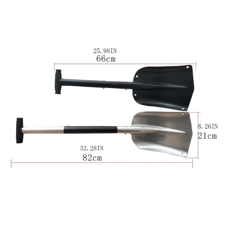 

Multifunction Snow Shovel Outdoor Car Compact Adjustable Poly Blade Cleaning Tool Travel Practical Outdoor Car Supplies