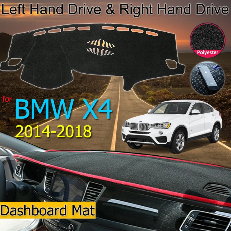 

For BMW X4 F26 2014-2018 Anti-Slip UV Mat Dashboard Cover Pad Sun Shade Dashmat Protect Carpet Accessories