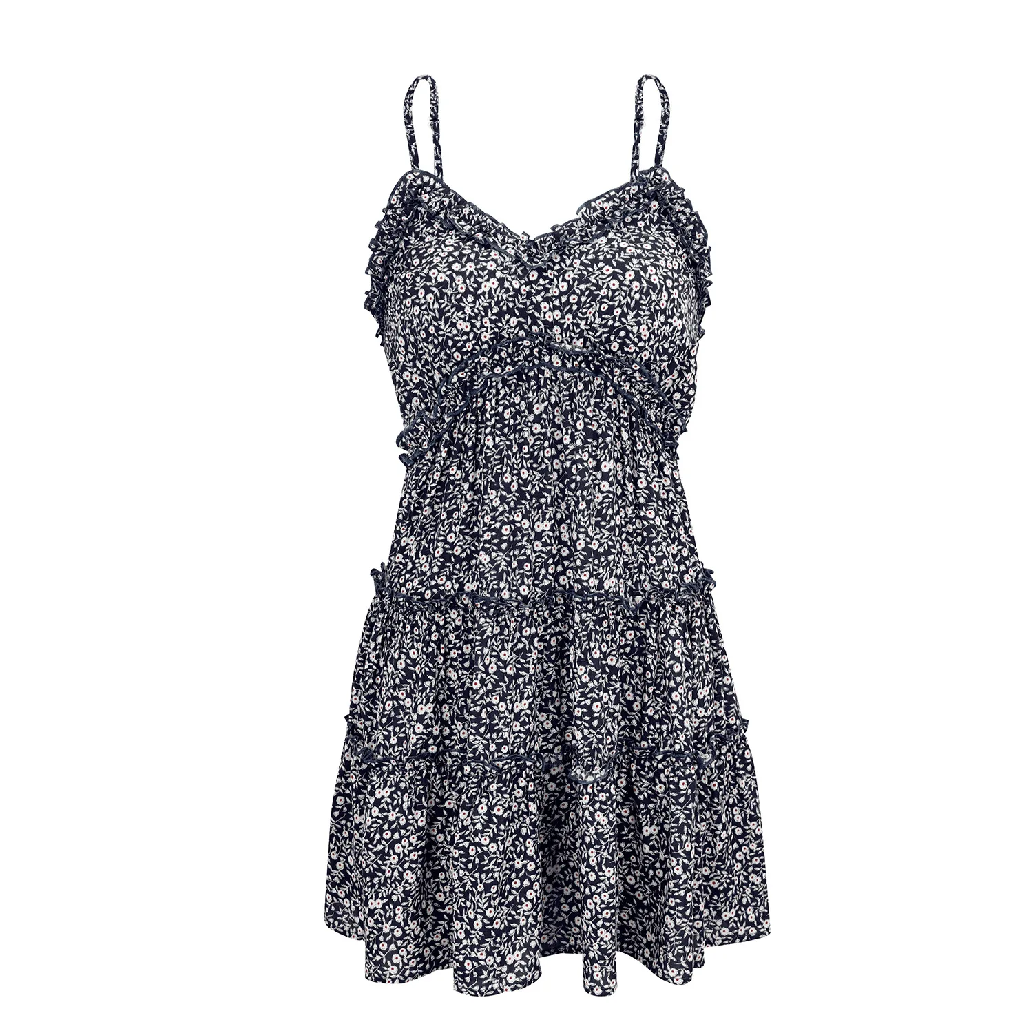 

Fashion Vintage Floral Print Maxi Dresses Women Boho Strapless Dress Casual Shirt Strapless Dresses Robe Summer Sexy Beach Dress