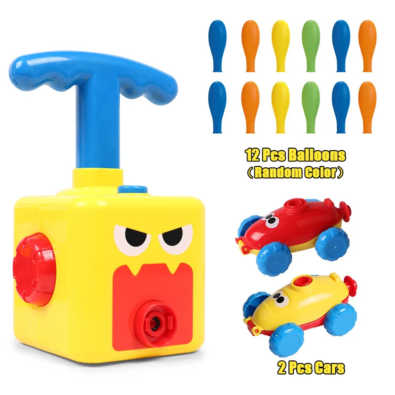 

New 14*Style Mushroom Power Balloon Car Toys Air Power Balloon Education Air Balloon Car For Kids Gift Montessori Toy Gift