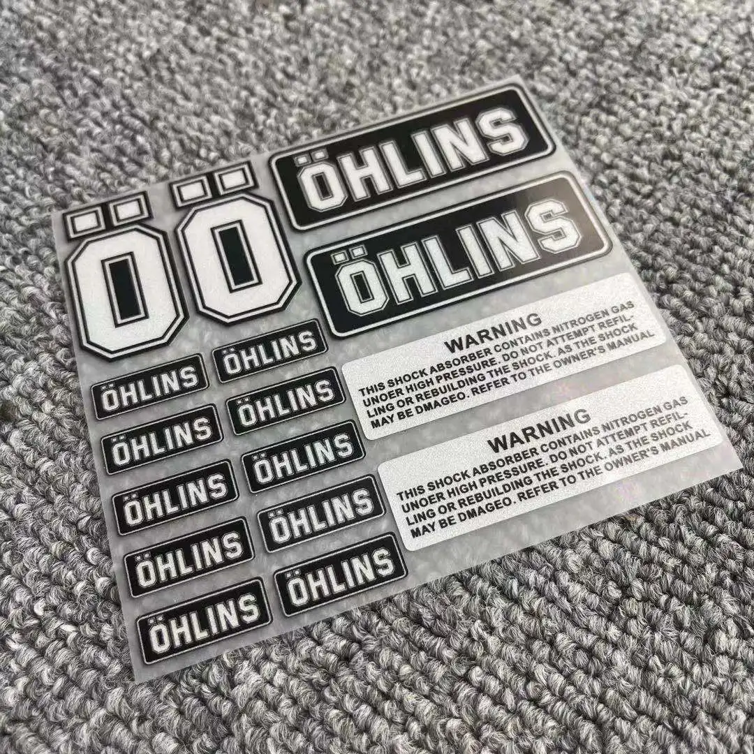 Боковая полоса OHLINS для мотоцикла наклейка на велосипедный шлем Стайлинг