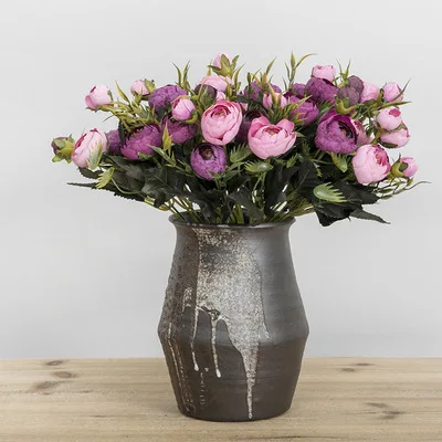 

Artificial Flower 6-claw Snowflake,Tea Rose Home Decoration, Wedding Silk Flower Road Guide,Garden Flower Arrangement Decoration
