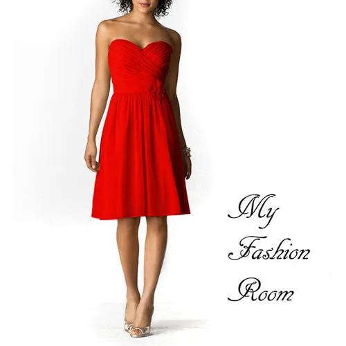 Бесплатная доставка новинка 2016 hl платья Скромные повседневные закатное красное