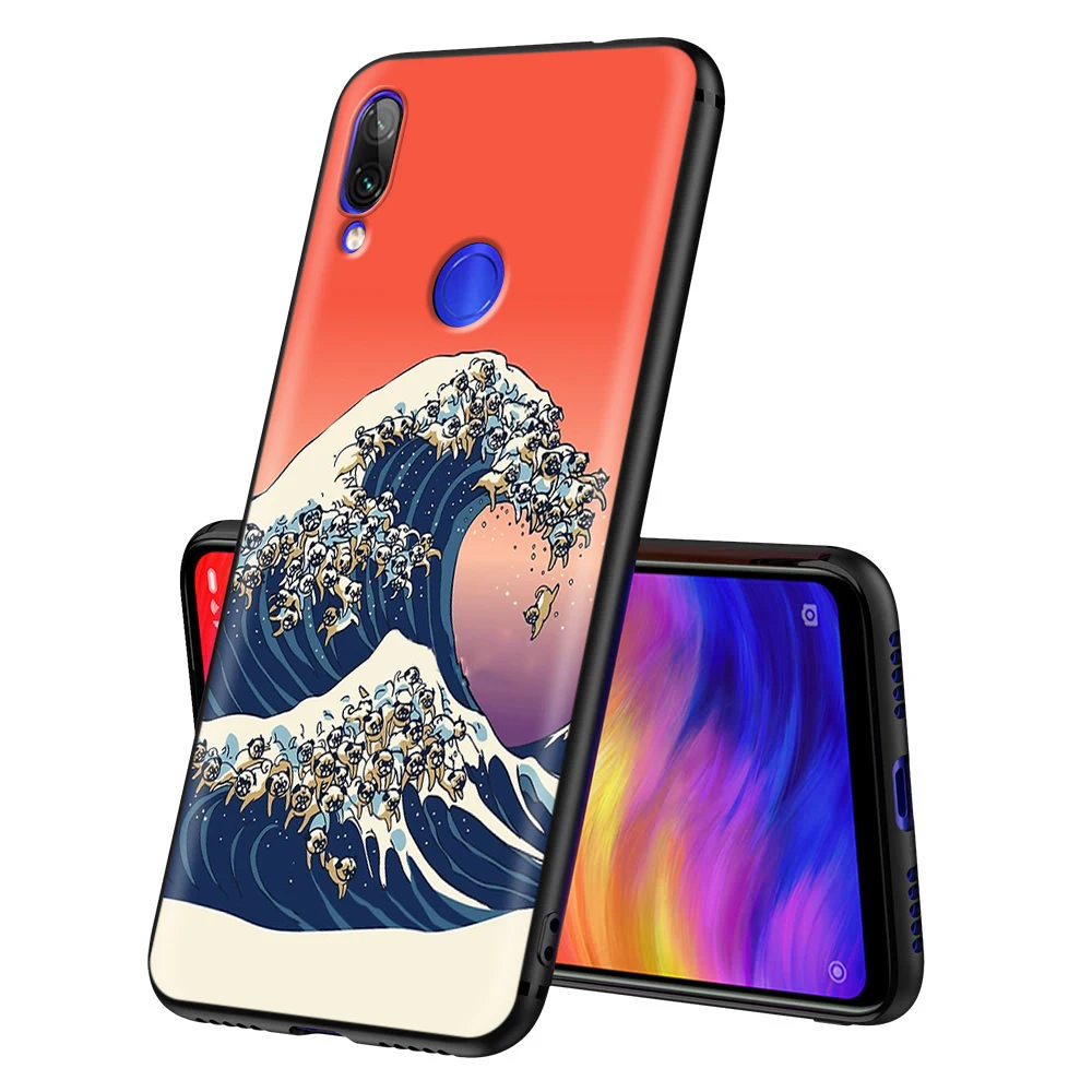 Японский чехол The Great Wave off Kanagawa для Xiaomi Redmi Note 4 4x 4a 5 5a 6 8 8A MI 9 9s 10 8T K30 Pro Max Lite