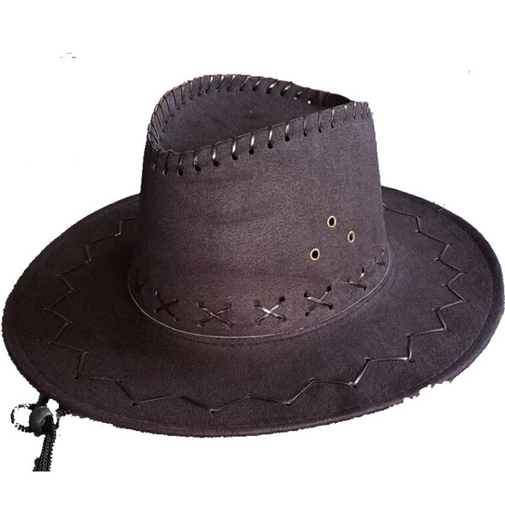 

New Cowboy Hat Outdoor Men Fishing Cap Solid Color Wide Brim Anti-uv Women Bucket Hat Summer Autumn Hiking Camping Beach Sun Cap