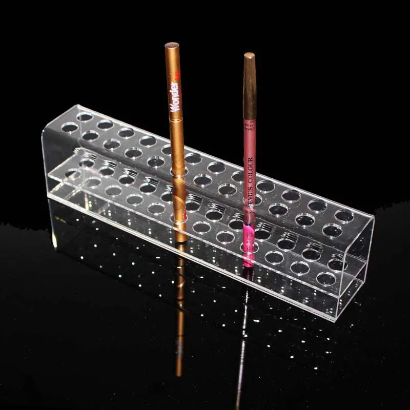 

Acrylic 24Bit Makeup Display Rack Ballpoint Pen Eyebrow Pencil Holder Eyeliner Multi-Function Showing Stand Cosmetic Storage Box