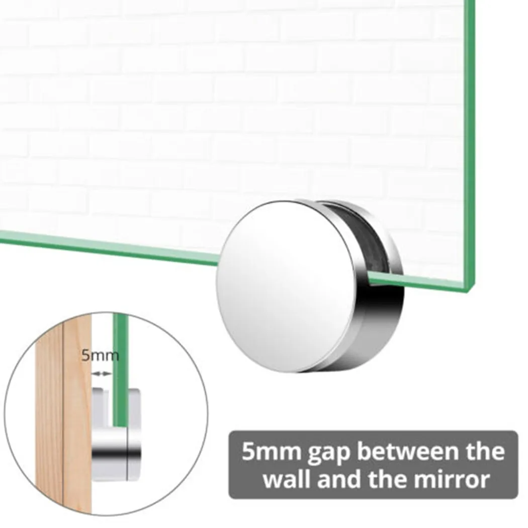

Mirror Clips Mirror Hanging Hardware 8 Pieces Mirror Holder Clips Mirror Hang Mirror Holder Clips With Soft Silicone Pad Inside