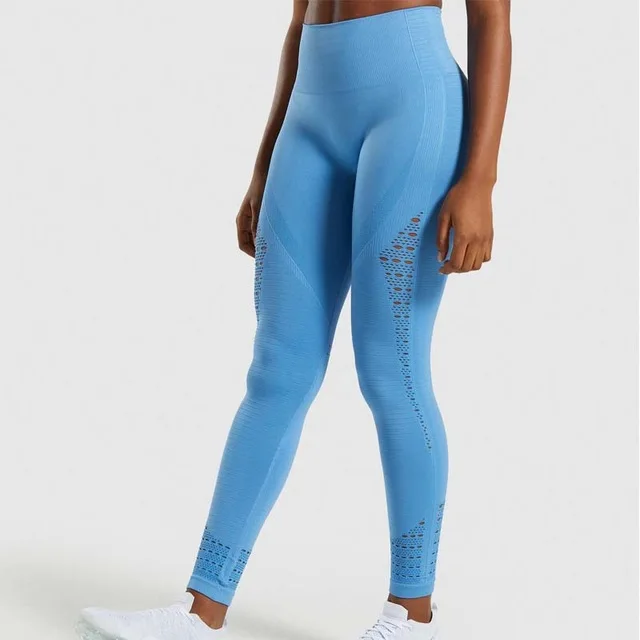 

Mesh Seamless Yoga Pants Workout Gym Leggings Sport Women Fitness Jogging Running Sports Pants Sports Tights Woman Nylon S