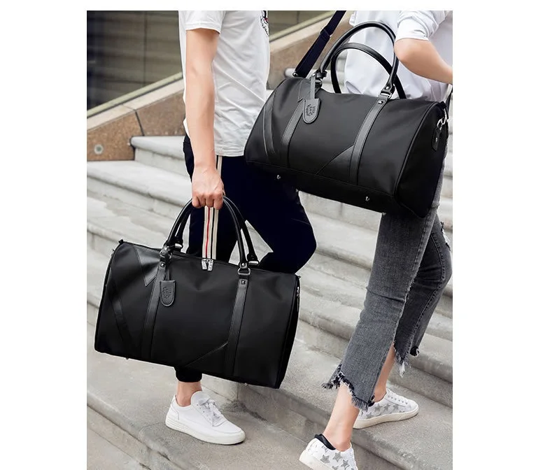 Fashion Men Waterproof Oxford Travel Bag Large Capacity Zipper Duffle Fitness Gym Storage Handbag Luggage Shoulder Messenger Bag