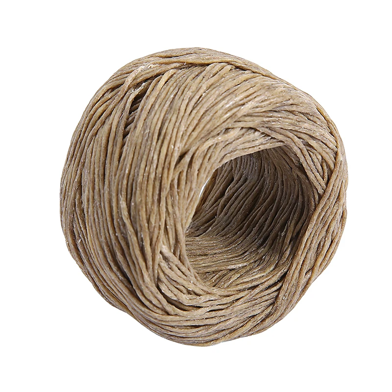 Фитиль для свечей длиной 61 м/200 футов фитиль из органического пенькового воска