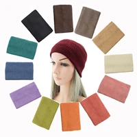 keep warm hair band knitted wide edge hair accessories autumn and winter double deck headband wool headband for women