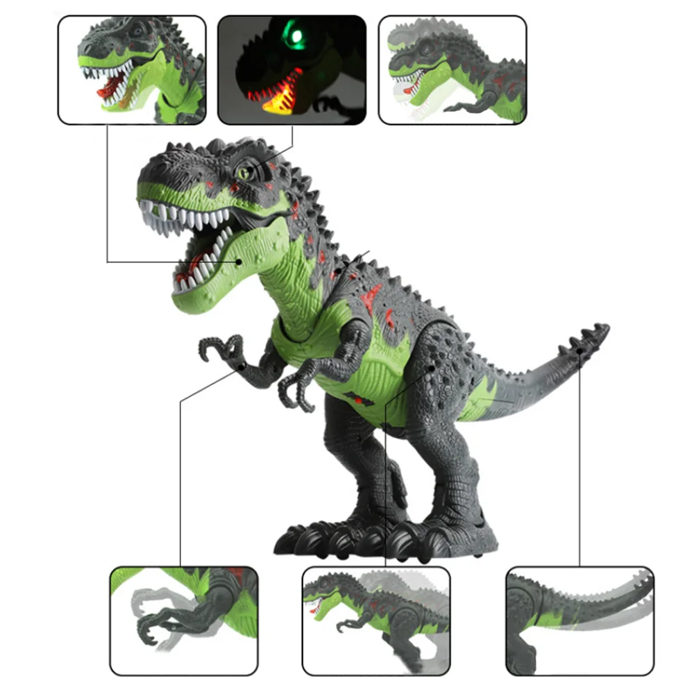 Электронный динозавр модель игрушка спрей укладка EggsTyrannosaurus Rex животных игрушки