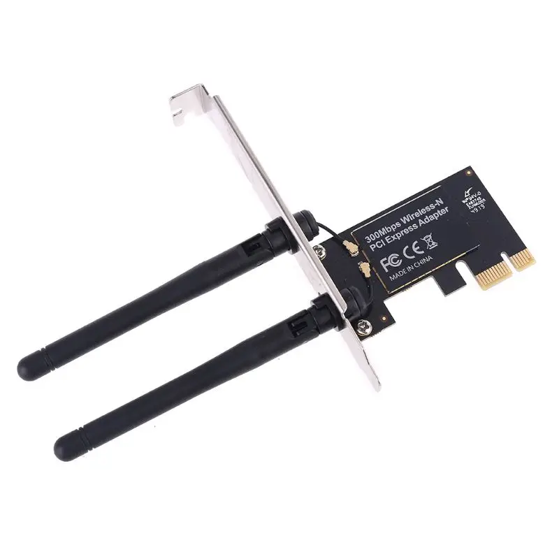 300 Мбит/с 2 4 ГГц беспроводной Bluetooth адаптер Wi-Fi PCI-E сетевая Рабочая карта PCI-Express для