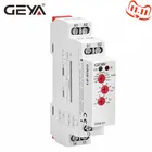 Реле контроля тока GEYA GRI8, диапазон перегрузки по току, переключатель пониженного тока 0,05-16 А, AC24-240V или 24 В постоянного тока