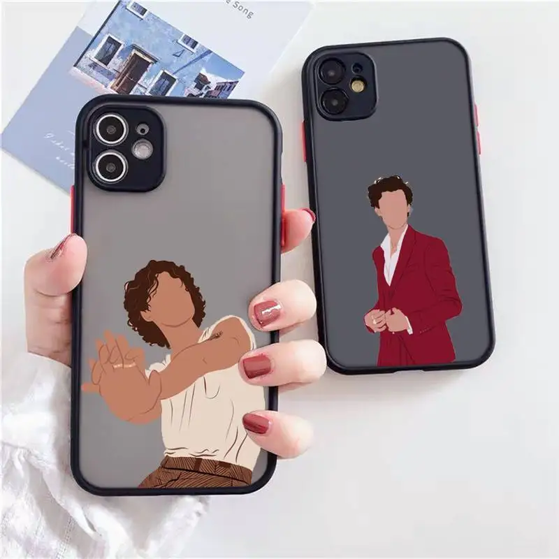 

Shawn Mendes pop singer star Phone Case For iPhone 13 12 11 Mini Pro XR XS Max 7 8 Plus X Matte transparent Back Cover