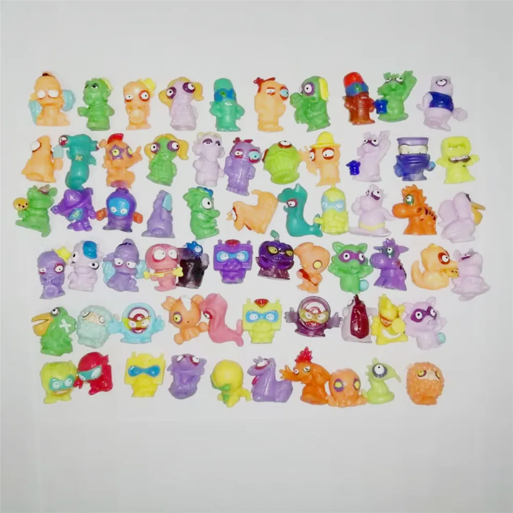 10-20 штук оригинальный Superzings Zomlings фигурки Куклы 3 см супер Zings сбора мусора модели
