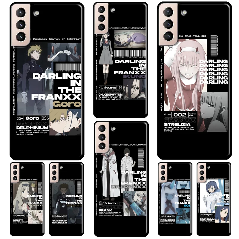 Ноль два Ичиго Darling в Franxx чехол для телефона Samsung Galaxy S21 S20 ультра Примечание 20 Примечание 10 S8 S9 S10 плюс S20 FE Coque