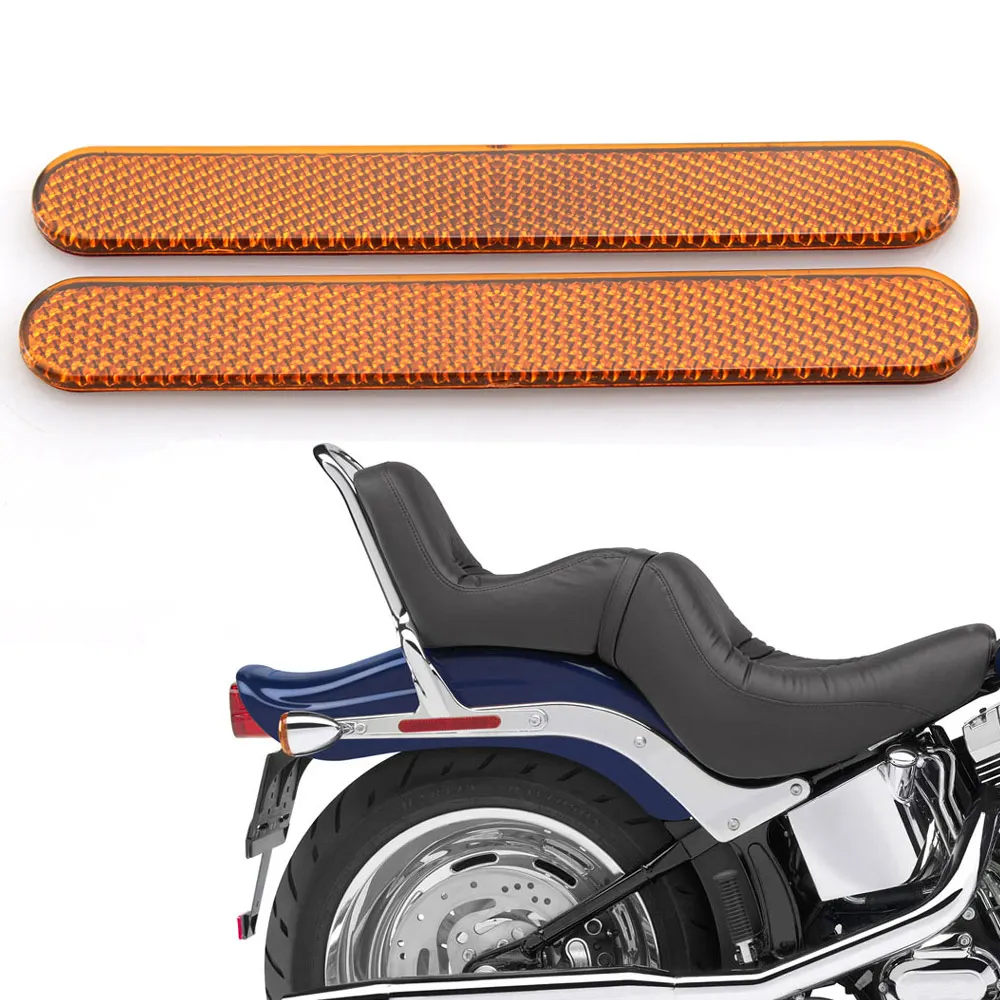 

Motorycle Rear Mudguard Red Reflector Indicator Motorbike Bicycle Reflector For Harley XL883 XL1200 48 04-18