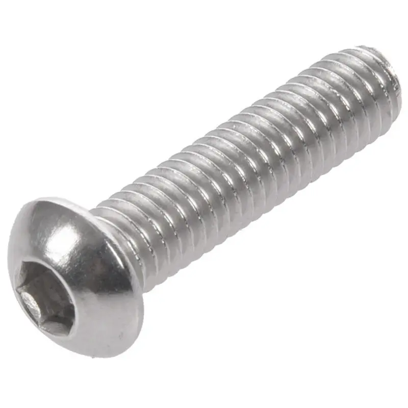 Stainless Steel Button Head Screw Hex Socket Bolts Type:M6 / 6mm Bolt size:M6 x 25mm Your pack quantity:10 | Обустройство дома