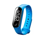 Цифровые наручные часы для мужчин и женщин, водонепроницаемые модные спортивные, с электроническим браслетом и шагомером