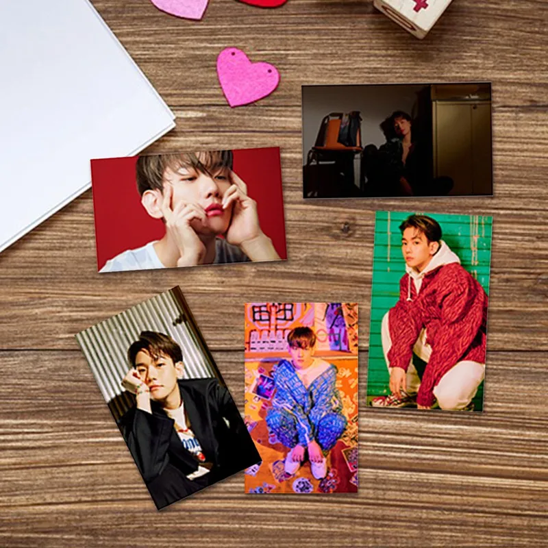 

30Pcs/Set Kpop Exo BAEKHYUN 8th Album Lomo Cards Self Made HD Paper Photo Card Photocard