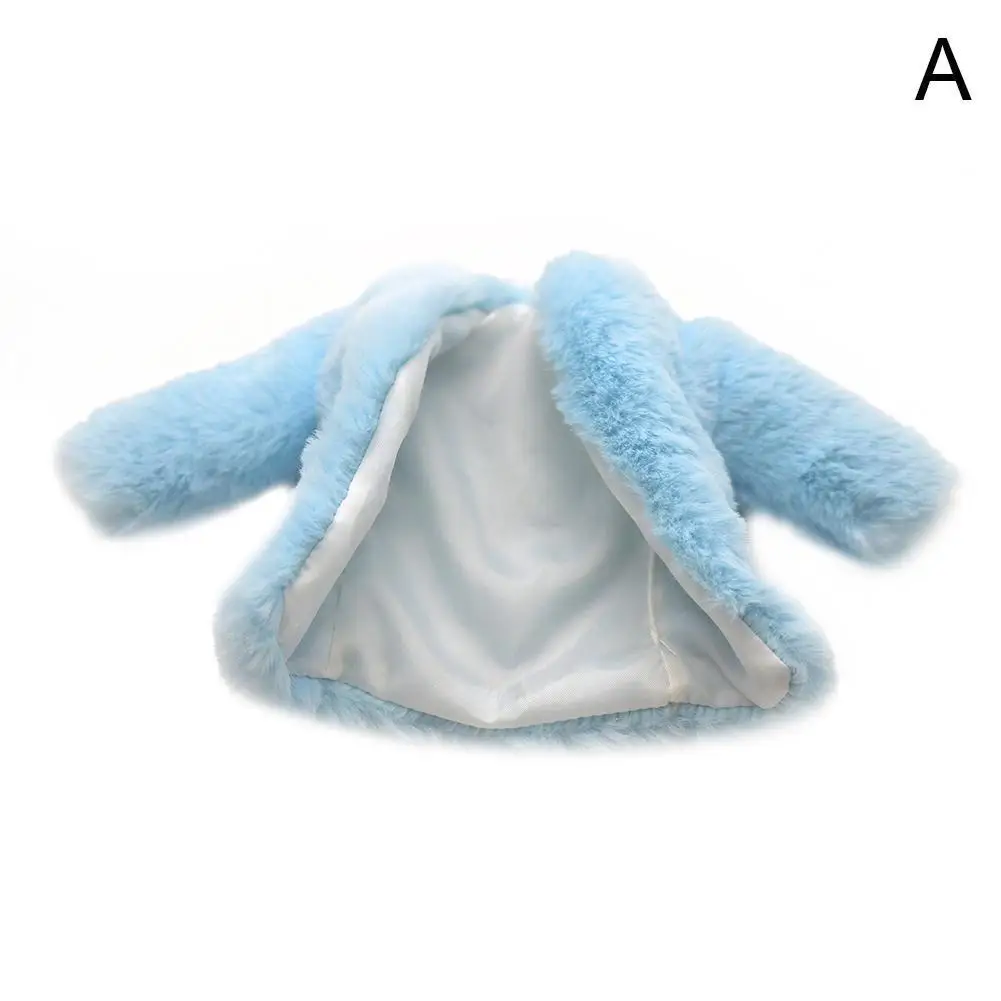 

Winter Doll Clothes Multicolor Long Sleeve Soft Fur Coat Casual Clothes Warm Wear Kids Toy Accessories For Doll M7T5