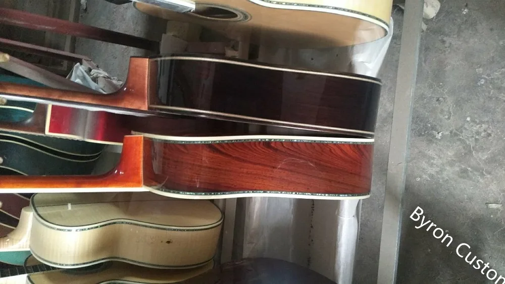 AAAA все твердые пользовательские cocobolo дерево Дредноут тела D стиль акустическая электрогитара