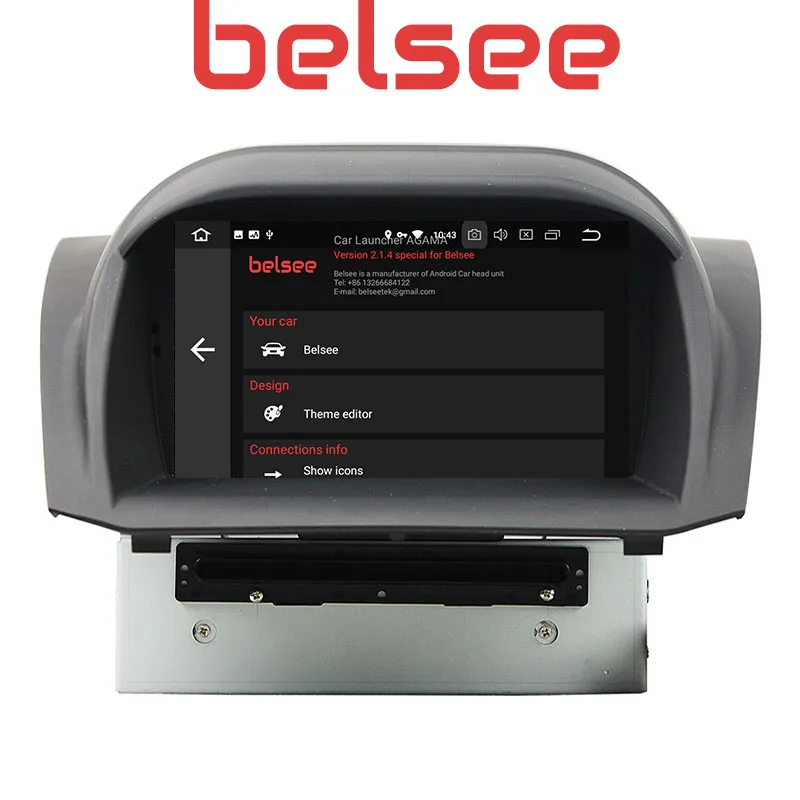 Belsee, четыре ядра, 4+ 64 ГБ, Android 9,0, головное устройство, автомобильное радио, dvd-плеер, gps навигация, стерео, HD для Ford Fiesta 2013