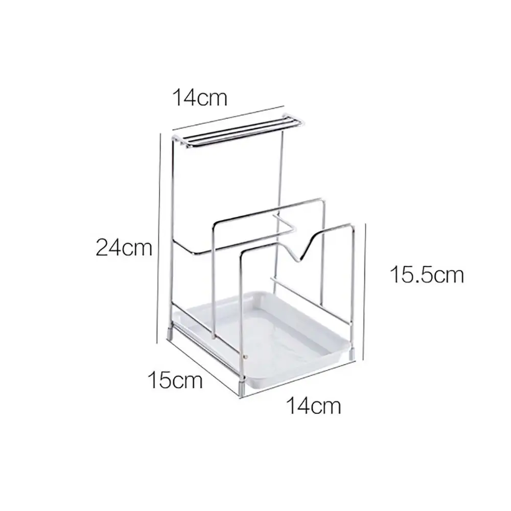 

Stainless Steel pot rack cutting board shelves kitchen lid knife rack cutting board storage rack