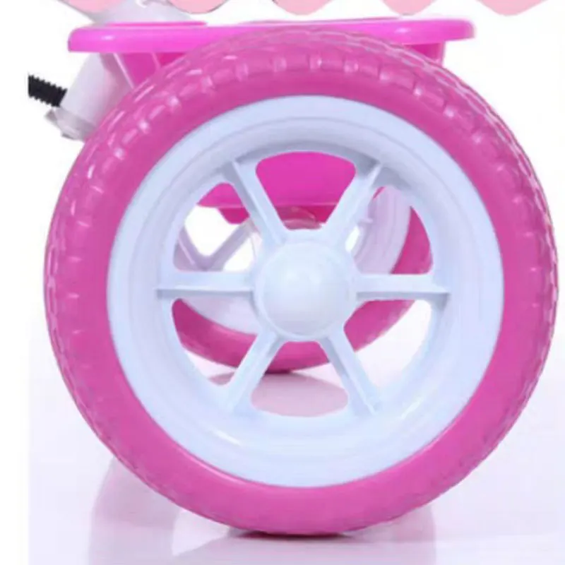 Детский трехколесный велосипед нескользящая шина складная педаль детский с