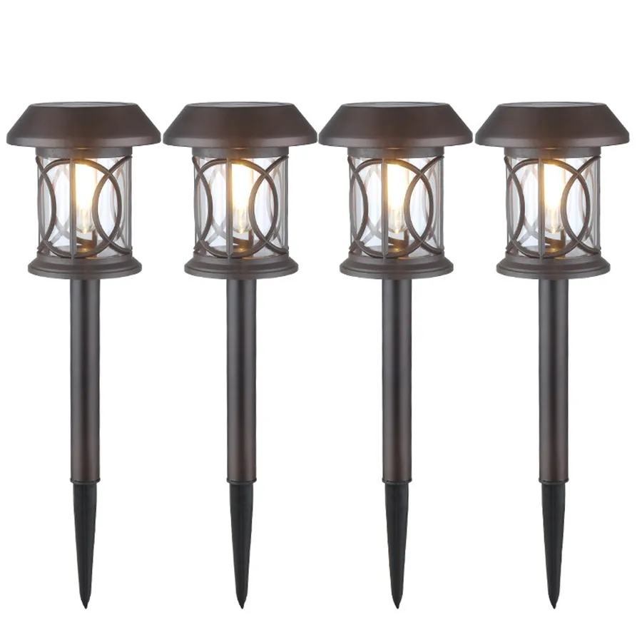 

4PCS Solar Pathway Lights Waterproof Outdoor Garden LED Solar Landscape Lights Lawn Lamp For Yard Walkway Patio Driveway
