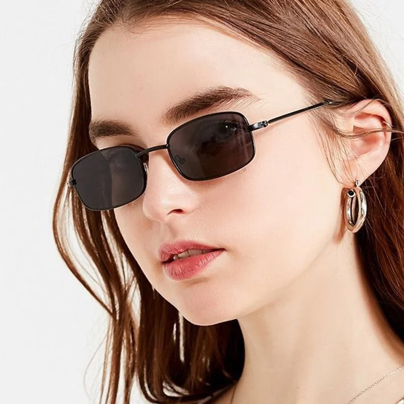 Очки солнцезащитные женские в стиле ретро, Классические роскошные зеркальные солнечные очки в металлической оправе, в винтажном стиле стим...