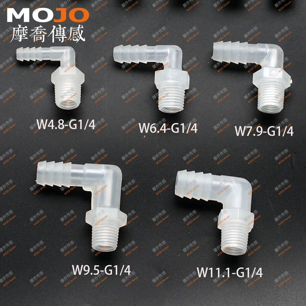 

2020 Free shipping!! MJ-W4.8-G1/4 Elbow male thread to nipple water connector fitting (100pcs/lots)