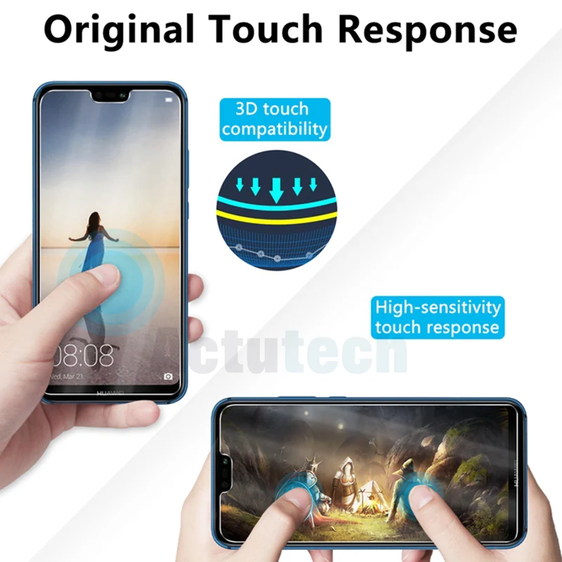 Закаленное стекло для huawei P20 Lite, Защитное стекло для экрана телефона P9 P8 P10 Lite, Защитная пленка для huawei P20 Pro