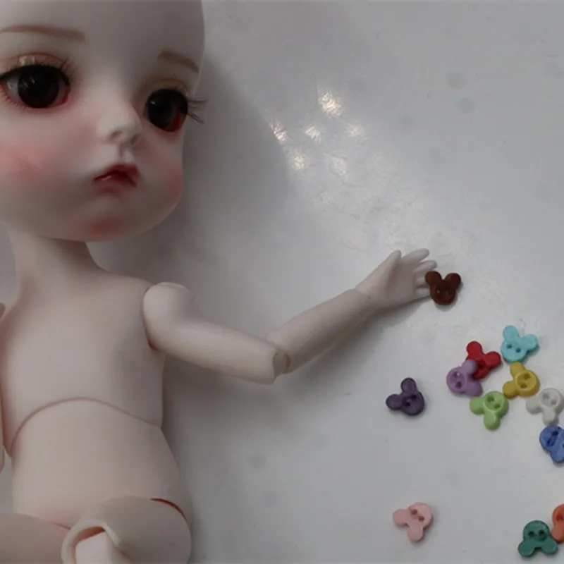

BJD clothes diy accessories mini button 5mm mickey mini button 17 colors - blyth