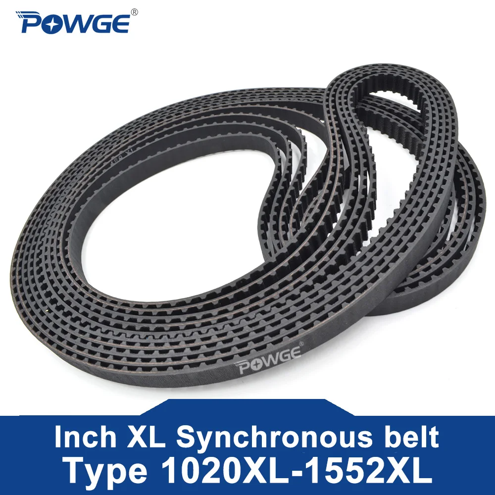 Ремень синхронный POWGE трапециевидный XL 1020XL/1032XL/1066XL/1280XL/1300XL/1494XL/1552XL ширина 025/031/037/050