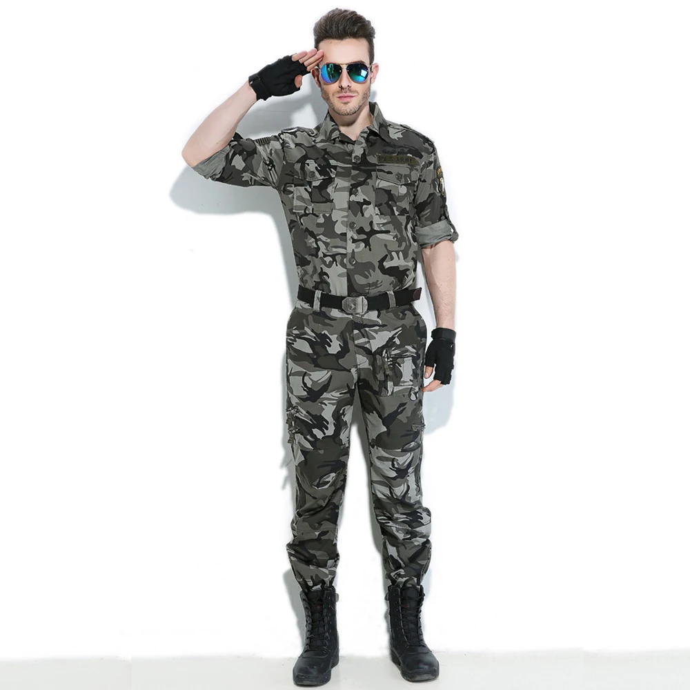 Брюки-карго мужские в стиле милитари осенние свободные рабочие прямые штаны для