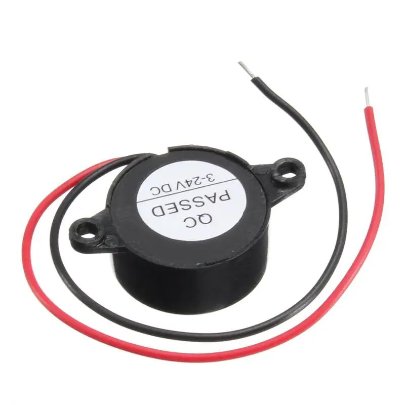 95DB Alarm High-decibel DC 3-24V 12V Electronic Buzzer Beep Intermittent Continuous For Arduino Car Van SFM-27 Claxon | Автомобили и