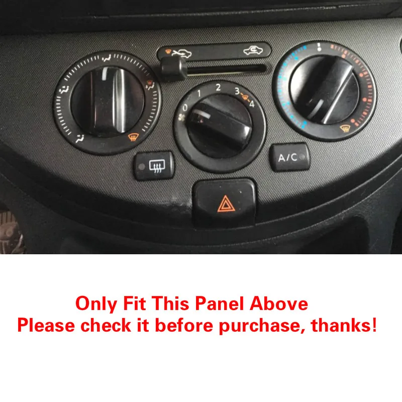 Фото 3 шт. кнопки переключателя для NISSAN NOTE E11 2004-2013 панель ручек управления климатическим нагревателем переменного тока №4