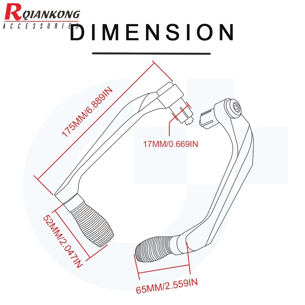 

7/8"22mm Universal CNC Motorcycle Lever Guard Brake Clutch Levers Protector For Honda vf750s sabre 1982-1986 vfr750 /vfr750 1197