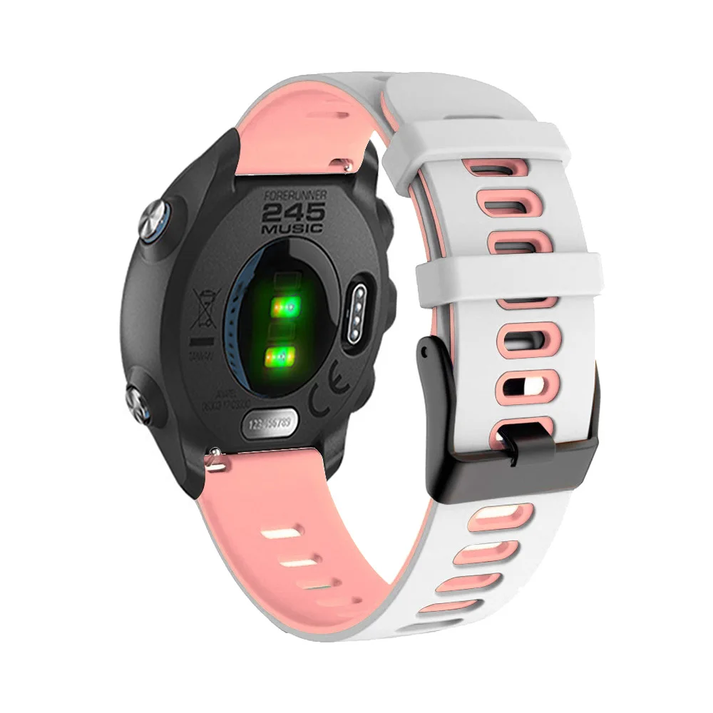 Внешний диаметр 20 мм для Garmin Forerunner 245 645 MUSIC 158 спортивный браслет Vivoactive 3 3t Vivomove HR